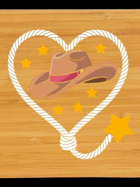 Heart Hat Star Western