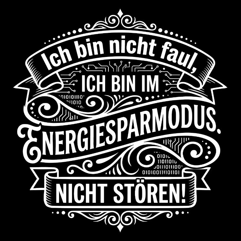 Power Saving Mode Slogan Design