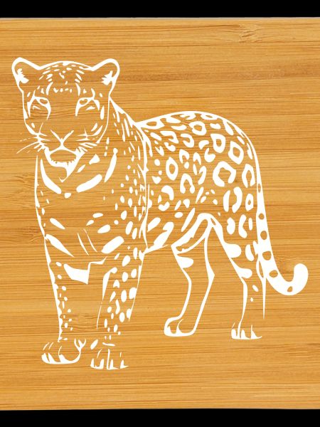 White Leopard Gift Cat Lover