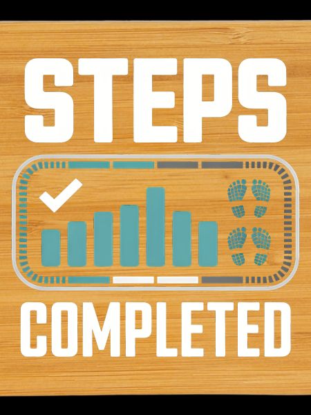 Steps Completed 10000 Schritte