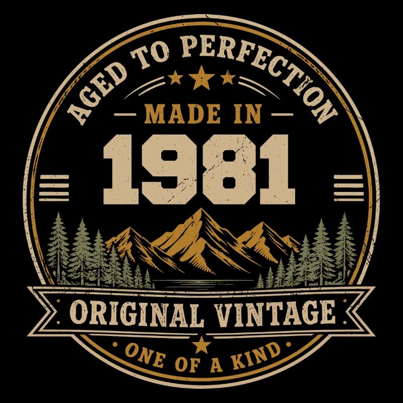 1981 Retro 1981 Vintage 1981 Gift 1981