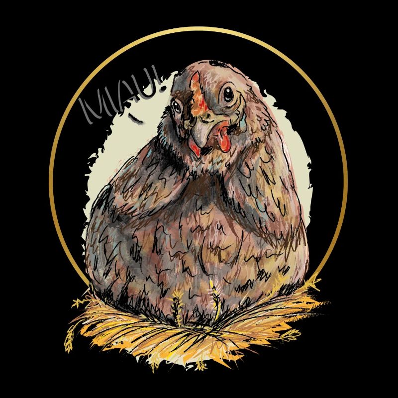 Meowing Easter Chicken