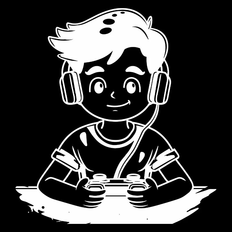 Gaming Boy Sketch