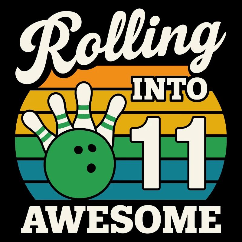 Retro 11 Bowling Celebration Tee