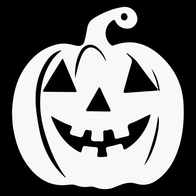 Spooky pumpkin motifs for Halloween
