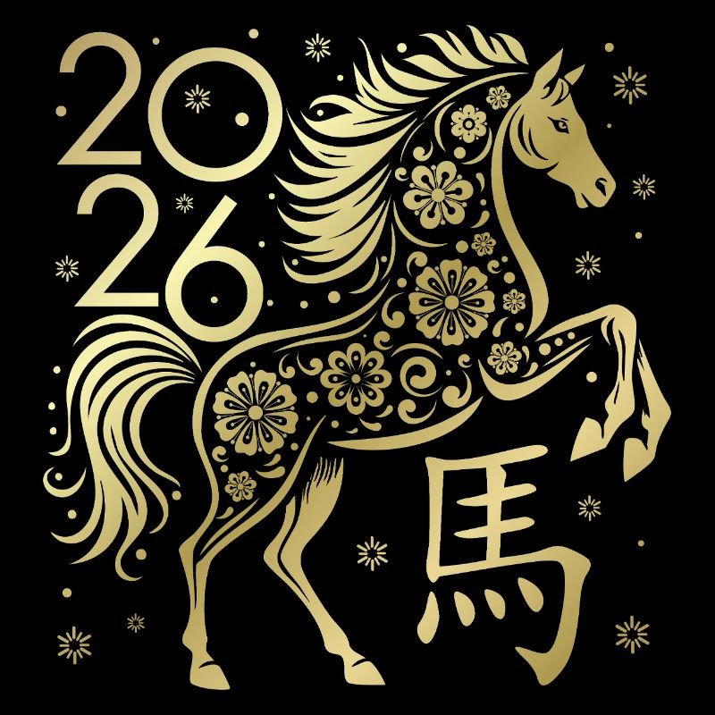 Chinesisches Neujahr des Pferdes 2026