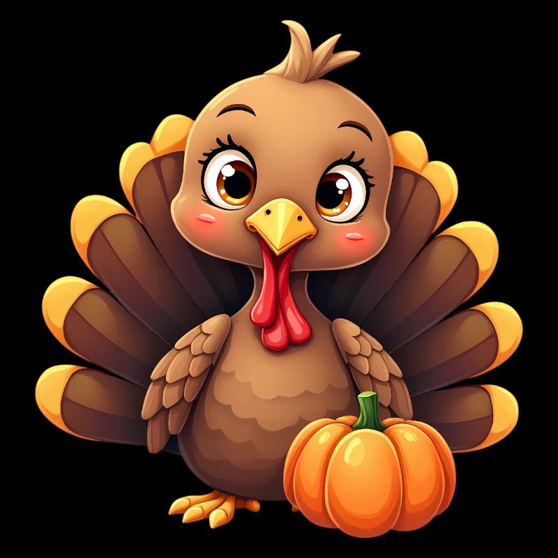 Bébé dinde de Thanksgiving