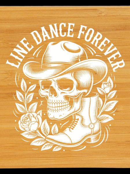 Line Dance Skull Western