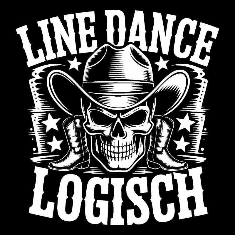 Line Dance Logical Skull