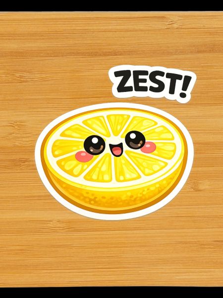 Citrus Zest Sticker