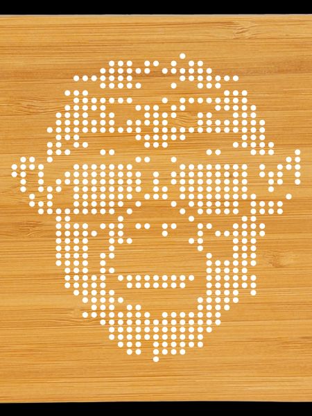 Monkey mit Sunglass Pixel-Design