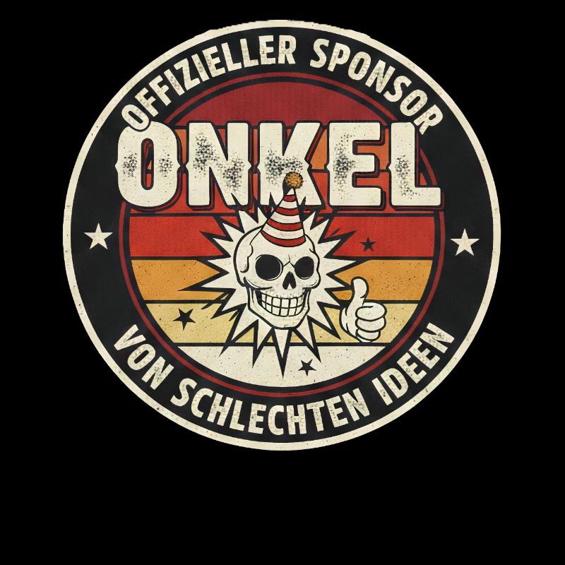 Oncle - Sponsor du badge rétro Bad Ideas