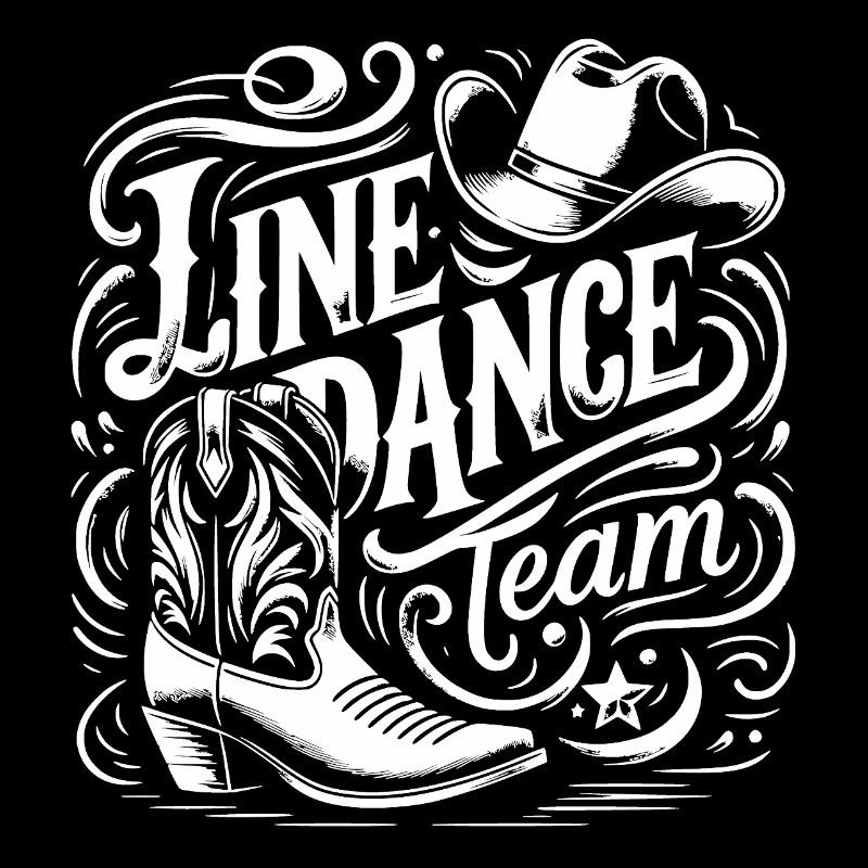 LineDance Team Western Boots