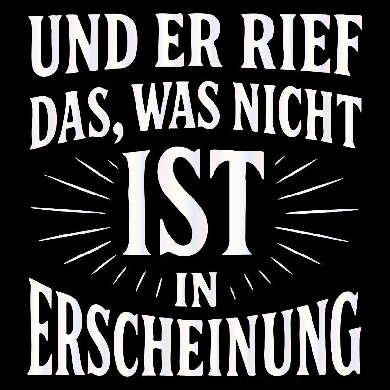 And he called forth that which is not