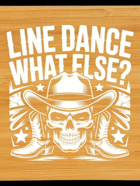 Line Dance Skull Cowboy