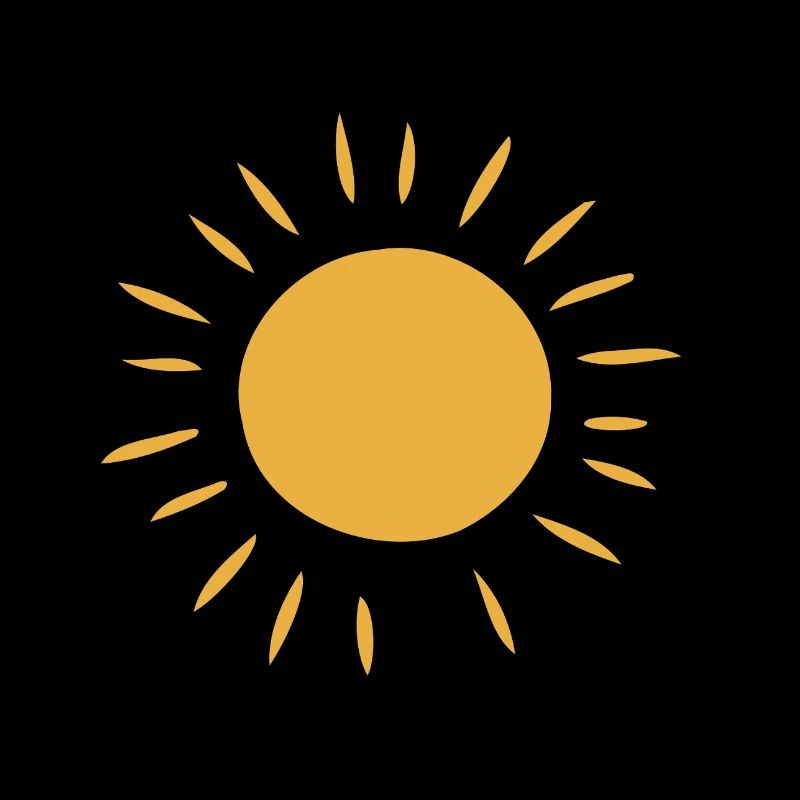 Warm Minimalist Sun