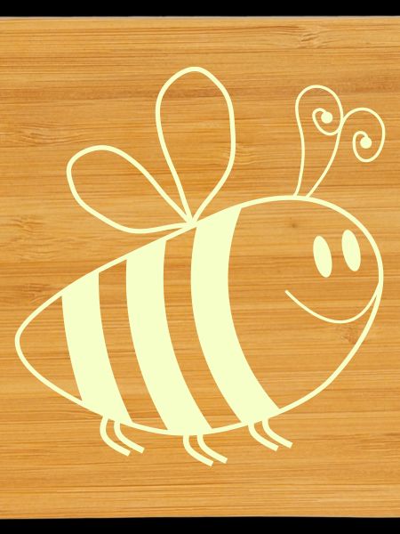 Smiling Bees Pattern