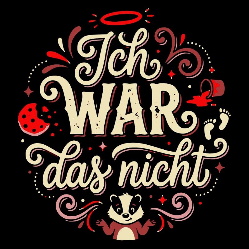 It wasn't me – playful typography