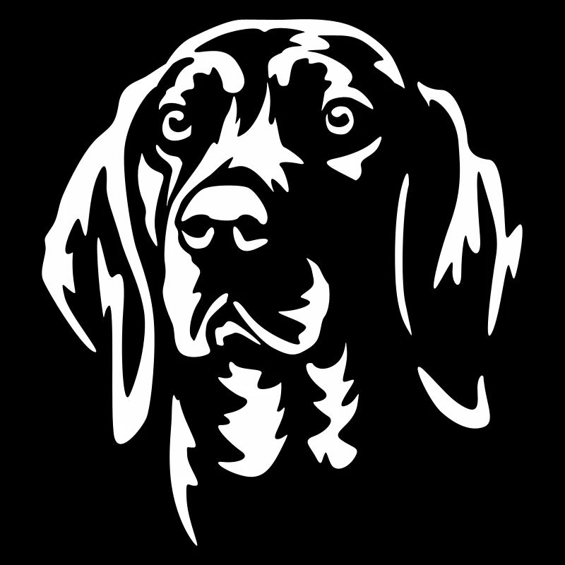 Alpendachsbracke Kopf "Black Edition"
