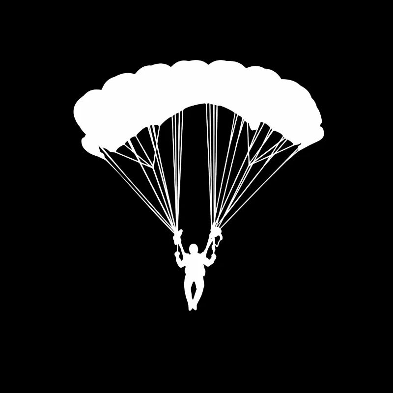parachute blanc