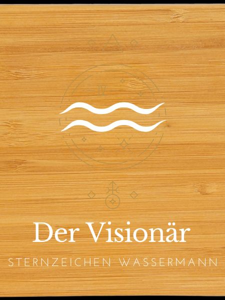 Der Visionär Sternzeichen Logo