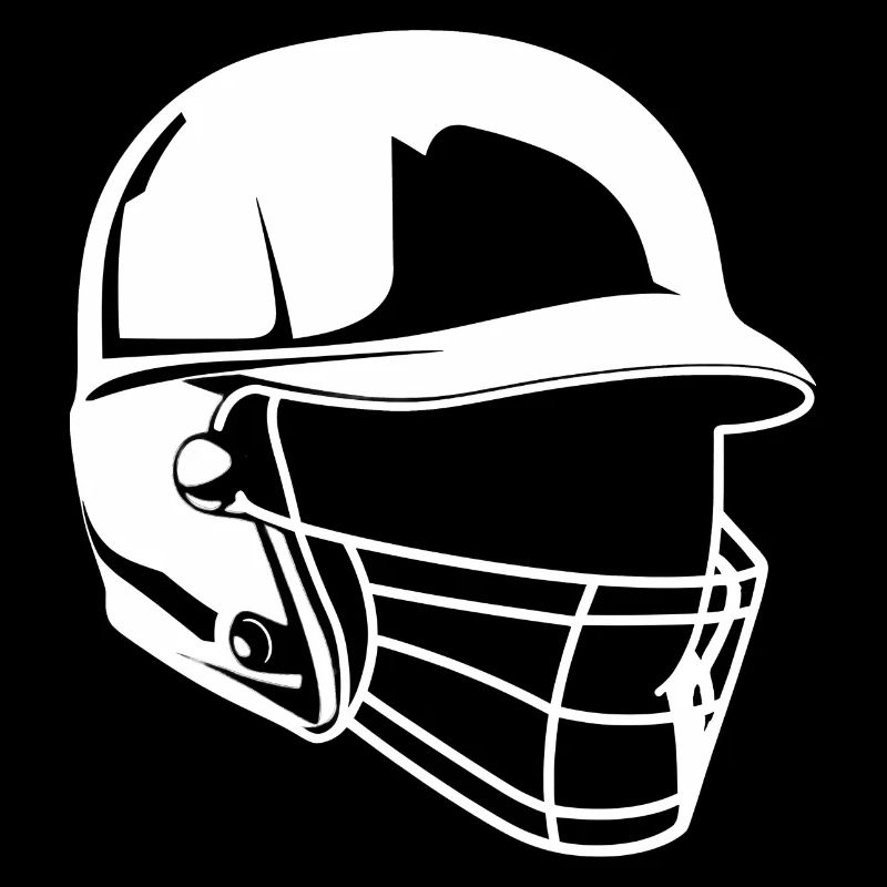 Dessin de casque de baseball