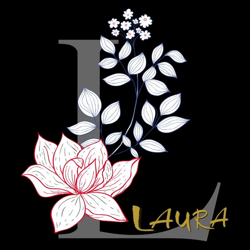 Initiale Buchstabe Laura