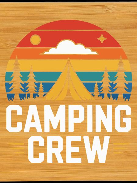 Sunset Camping Tent Camping Crew