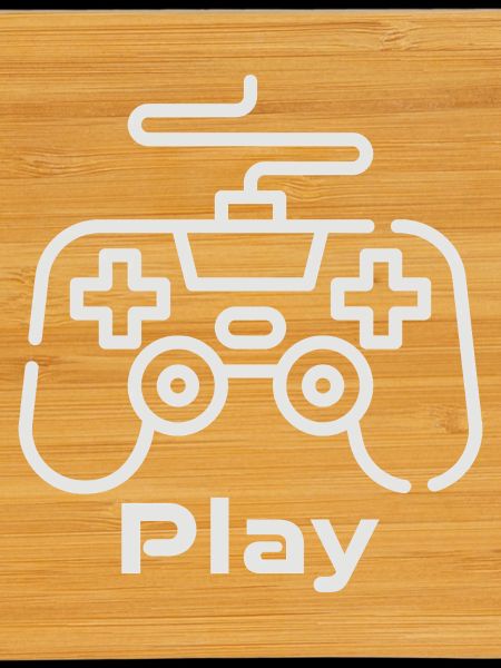 Retro Gaming Controller Illustration