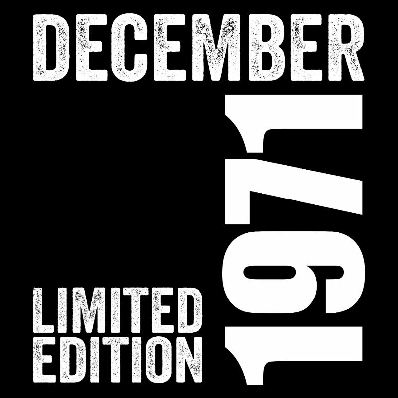 Cadeau Anniversaire Rétro - Décembre 1971
