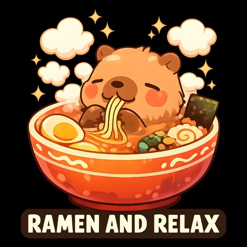 Capybara Ramen and Relax