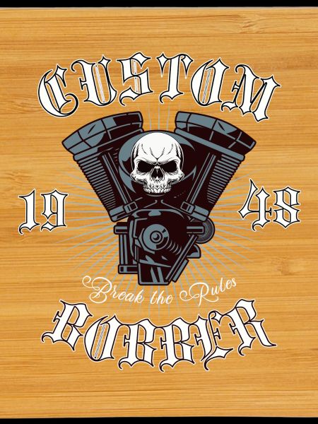 Bobber Chopper Motorcycle Design