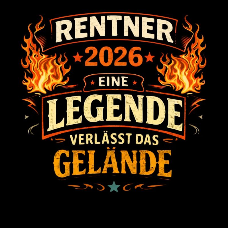 Rente Geschenk Mann Rentner Ruhestand 2026 Lustig