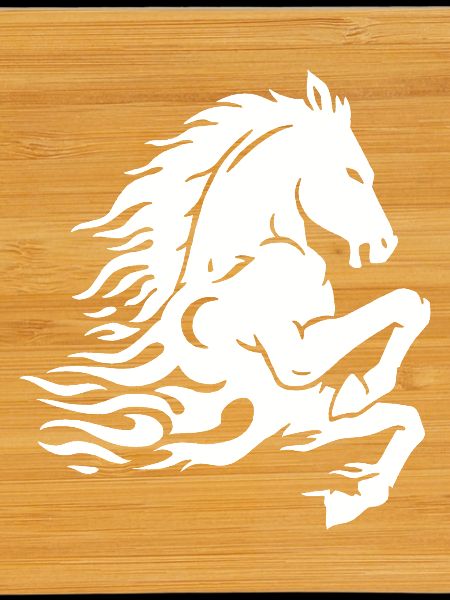 Cheval de feu (blanc)