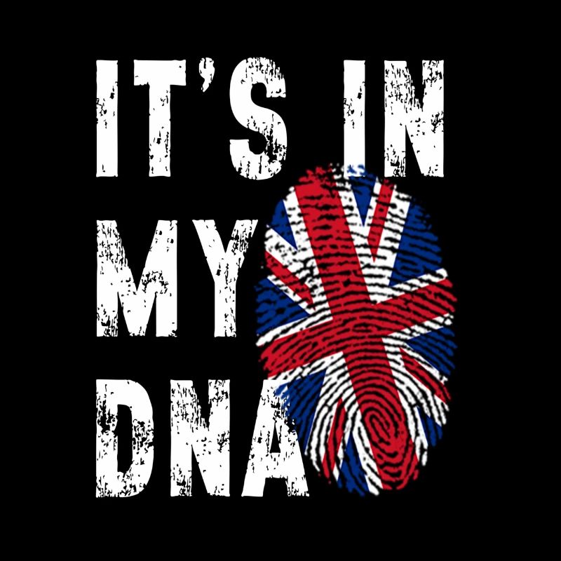 C’EST DANS MON ADN Drapeau britannique Angleterre Royaume-Uni Grande-Bretagne