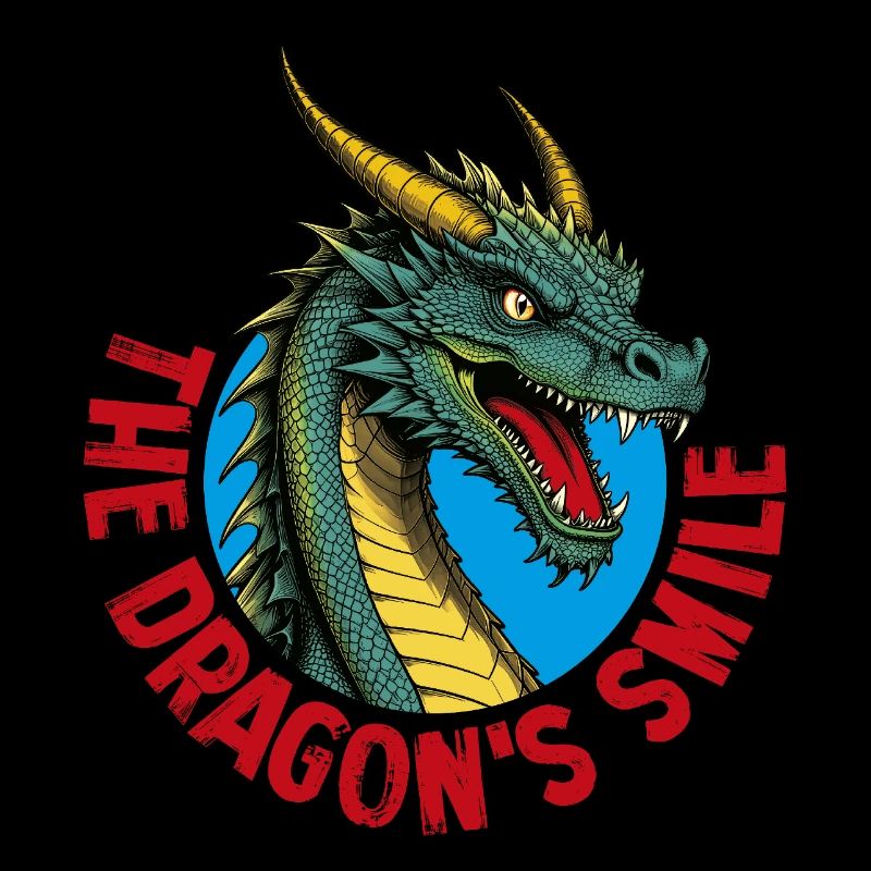 Lächelnder Drache