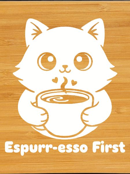 CatCoffee Kawaii Illustration