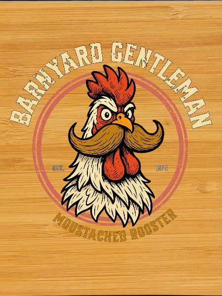 Le coq moustachu