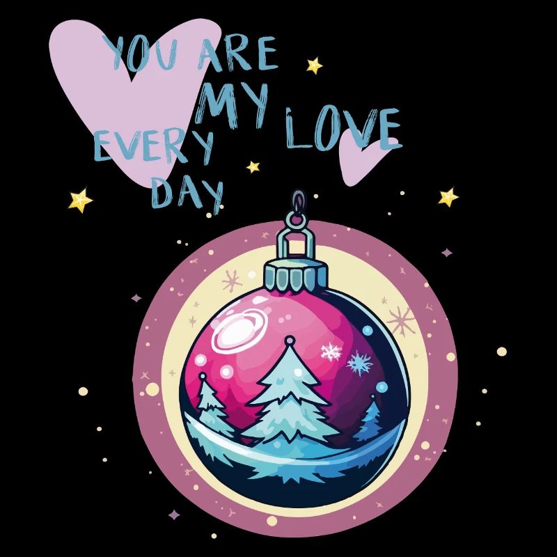 Boule de Noël amour