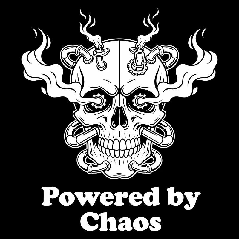 Chaos Flames Skull Pattern