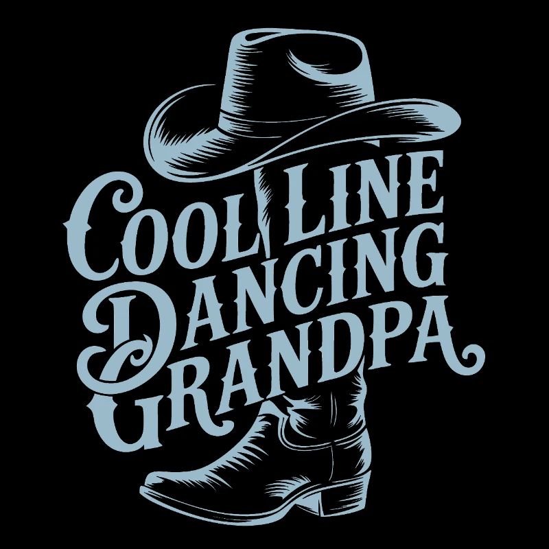 Cool Line Dancing Grandpa