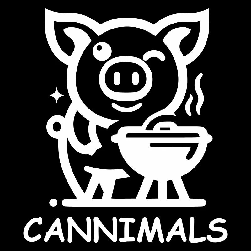 Cannimals – Logo White Edition