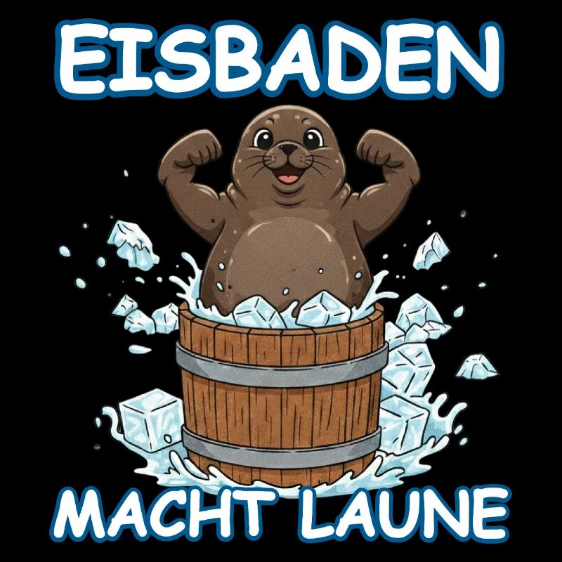 Phoque de bain de glace