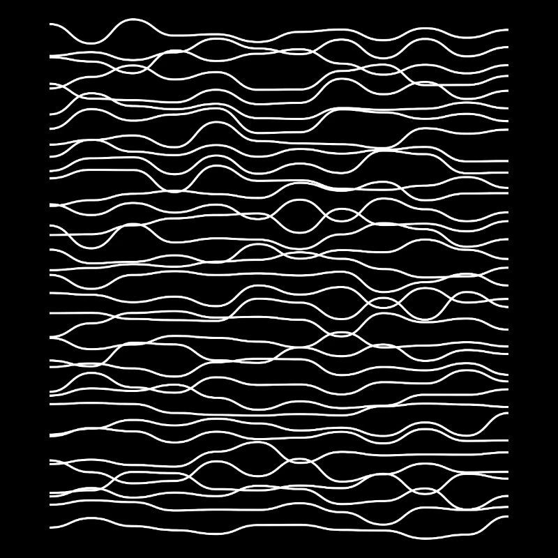 Wavy Line Echoes Pattern