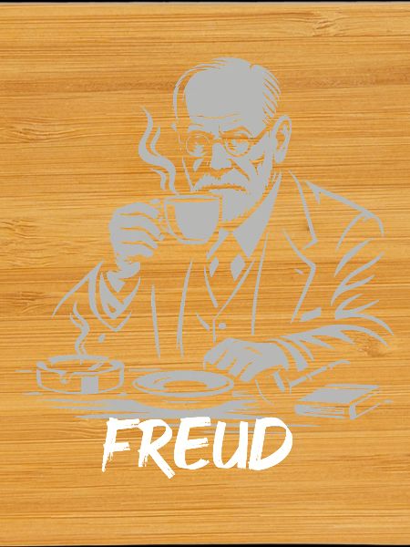 Freud Coffee Break Illustration