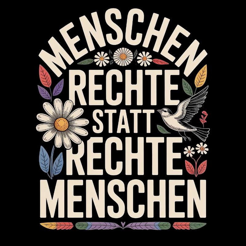 Menschenrechte statt rechte Menschen Statement