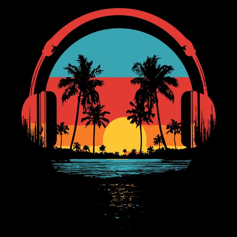 Beach Summer Palm Tree