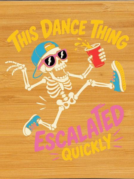 Dancing Skeleton Escalated Quickly Party