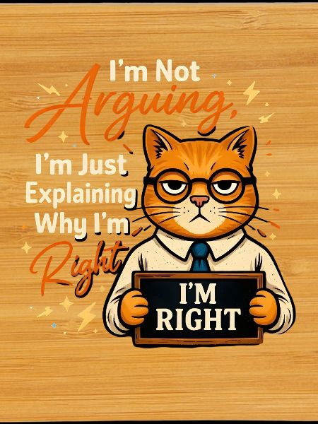 I'm always right, no reasoning
