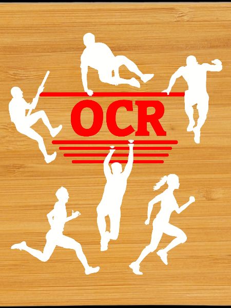 OCR Red – Obstacle Silhouette Design